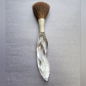 Vintage Marquis by Waterford Crystal Floral Make-Up Brush